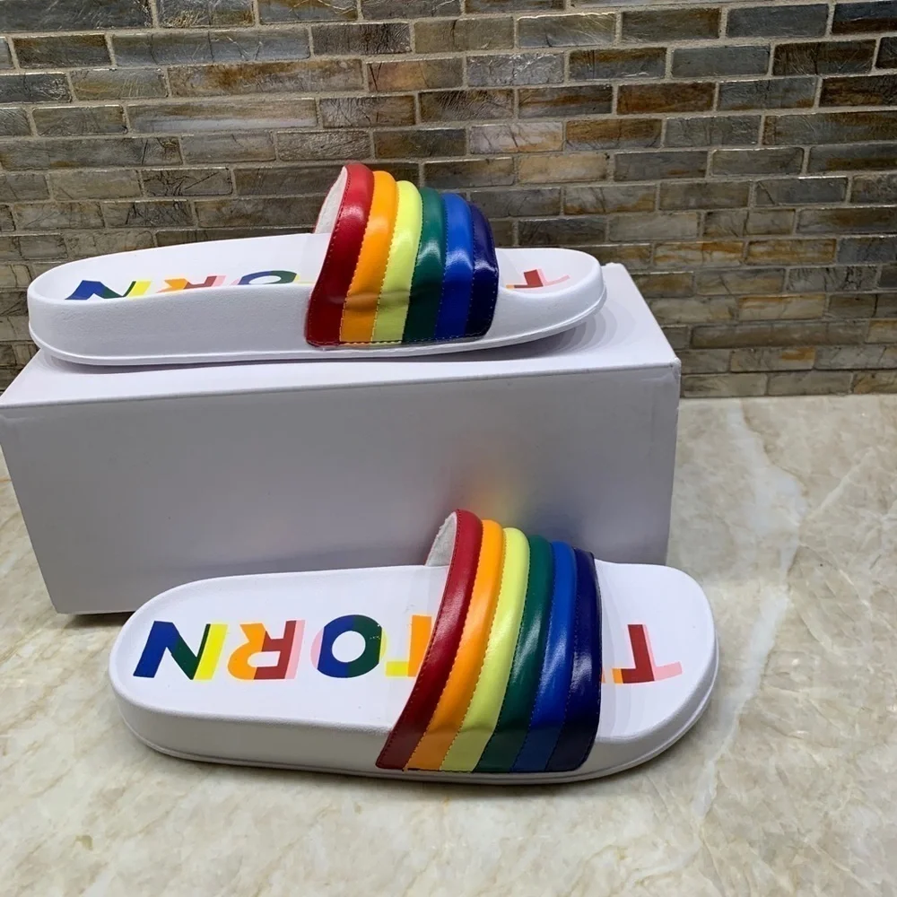 Tretorn Sofia Rainbow Slide Sandal - Picture 5 of 9